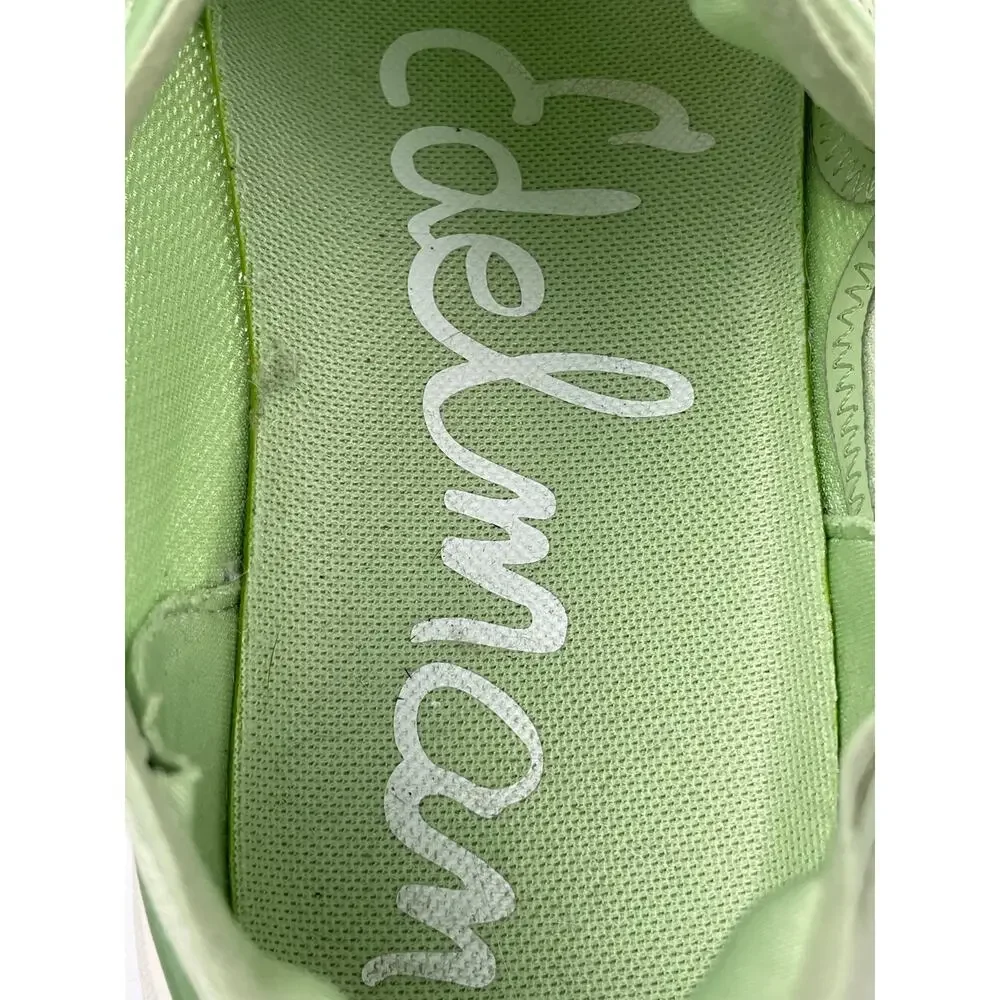 Sam Edelman Sarita Women's Green Lace Up Athletic Performance Sneakers Shoes 12
